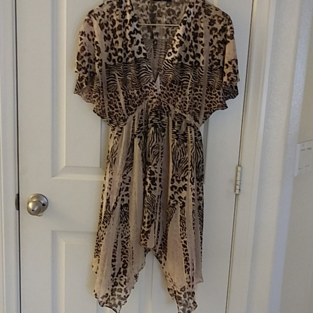 Animal print top